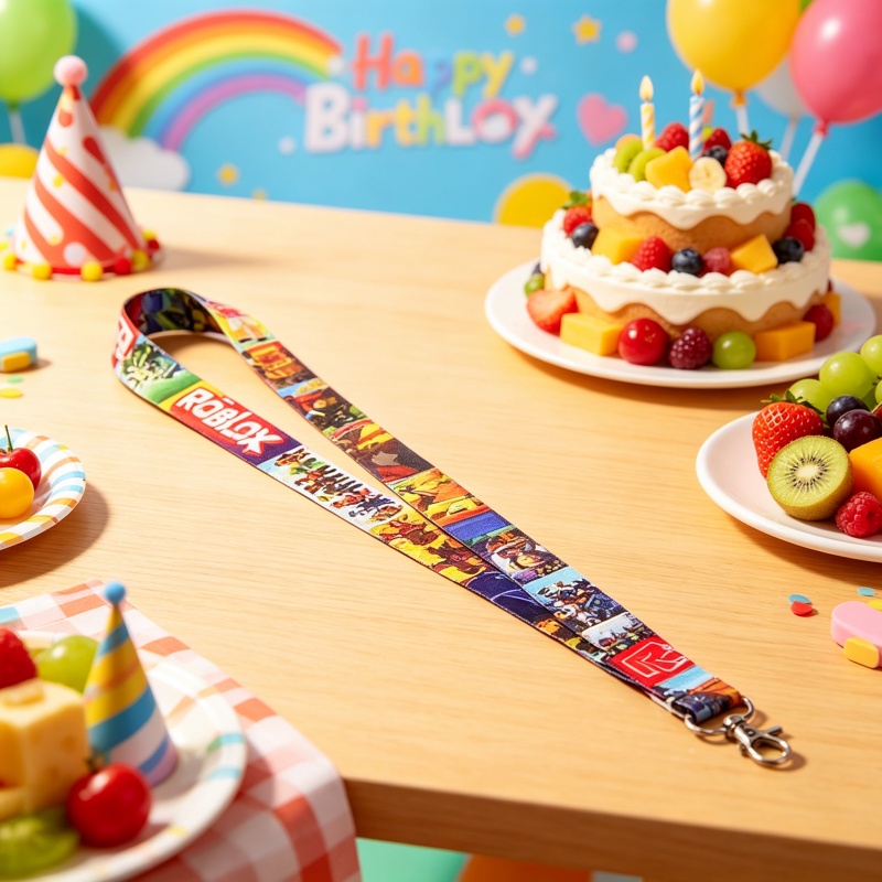 Gaming Accessories Roblox - Robloxed Lanyard Cartoon Patroon Herbruikbare Lanyard