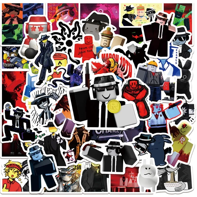 Gaming Accessories Roblox - Game Robloxs Forsaken Chance Pluche Stickers
