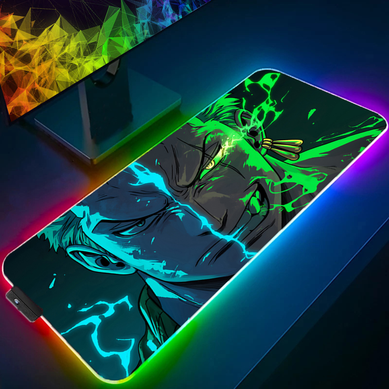 Gaming Zone Accessories - EEN STUK Zoro Muismat RGB Gaming