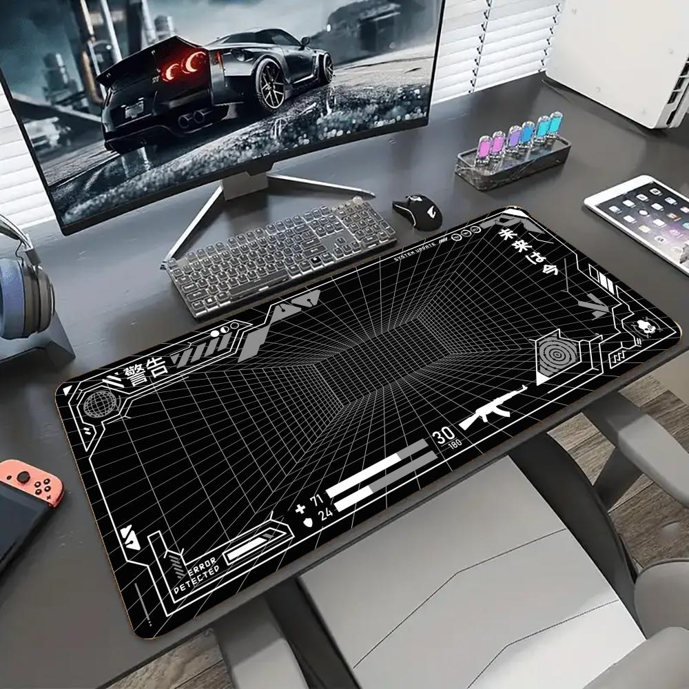 Gaming Accessories For Your Desk - Perspectief Raster Bureaumat Gaming Mat Pad
