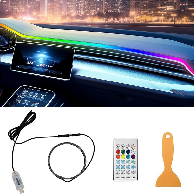 Rgb Hub Sync - Kleurrijke LED Auto-interieur Verborgen App Afstandsbediening