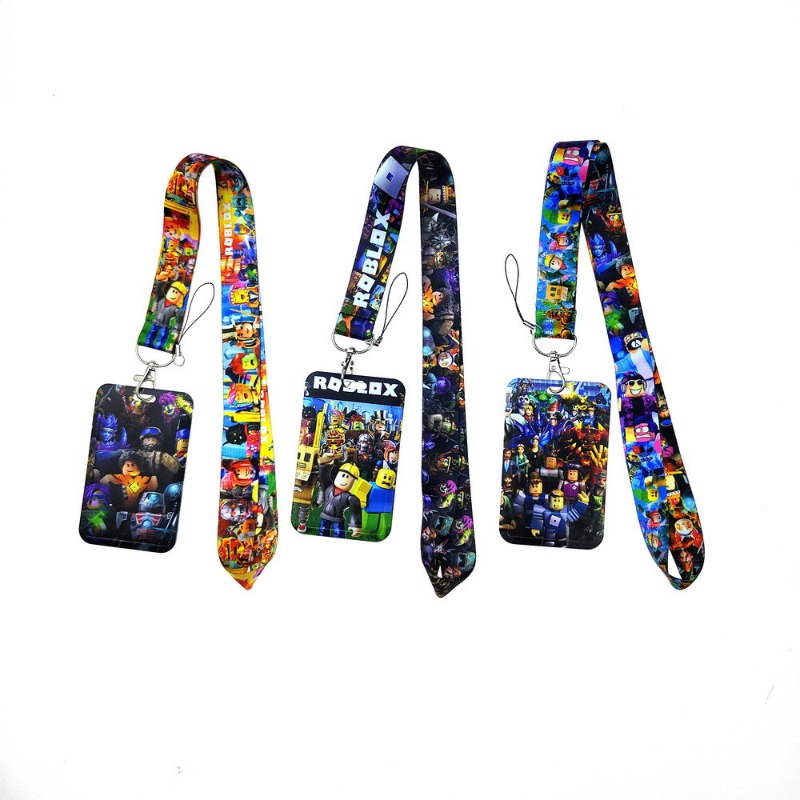 Gaming Accessories Roblox - Roblox nekbandjes sleutelhangers ID-kaart anime cartoon