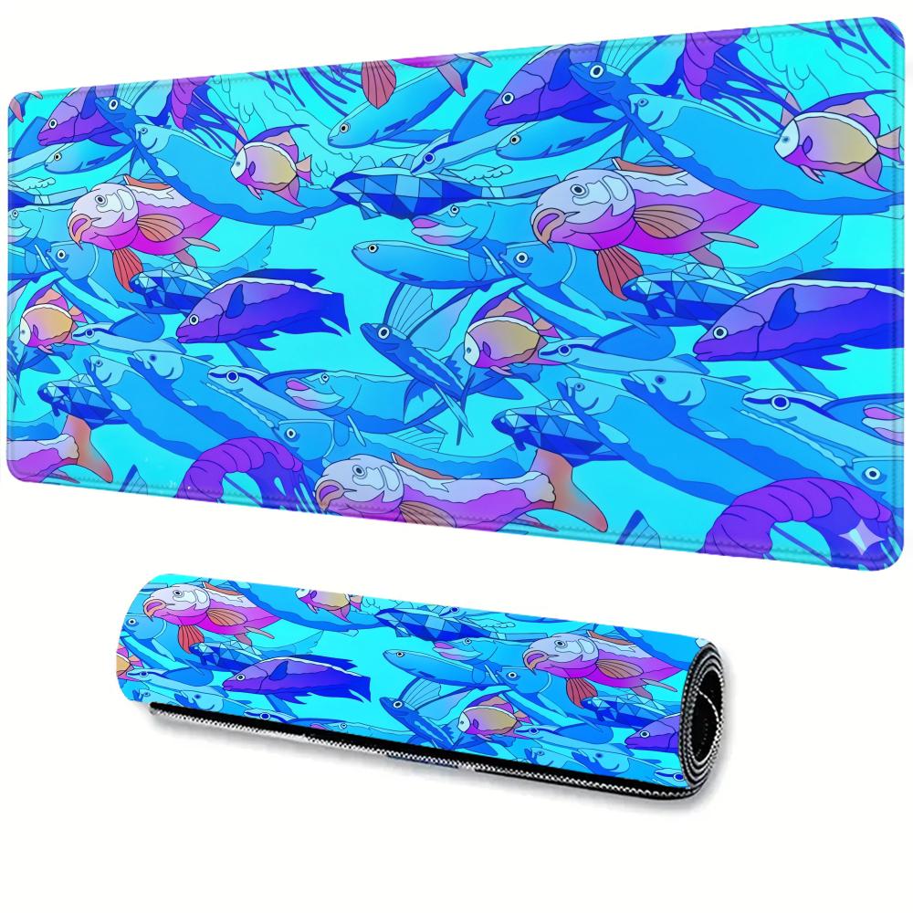 Gaming Accessories For Your Desk - HD-print vis rubberen muismat laptop kantoor