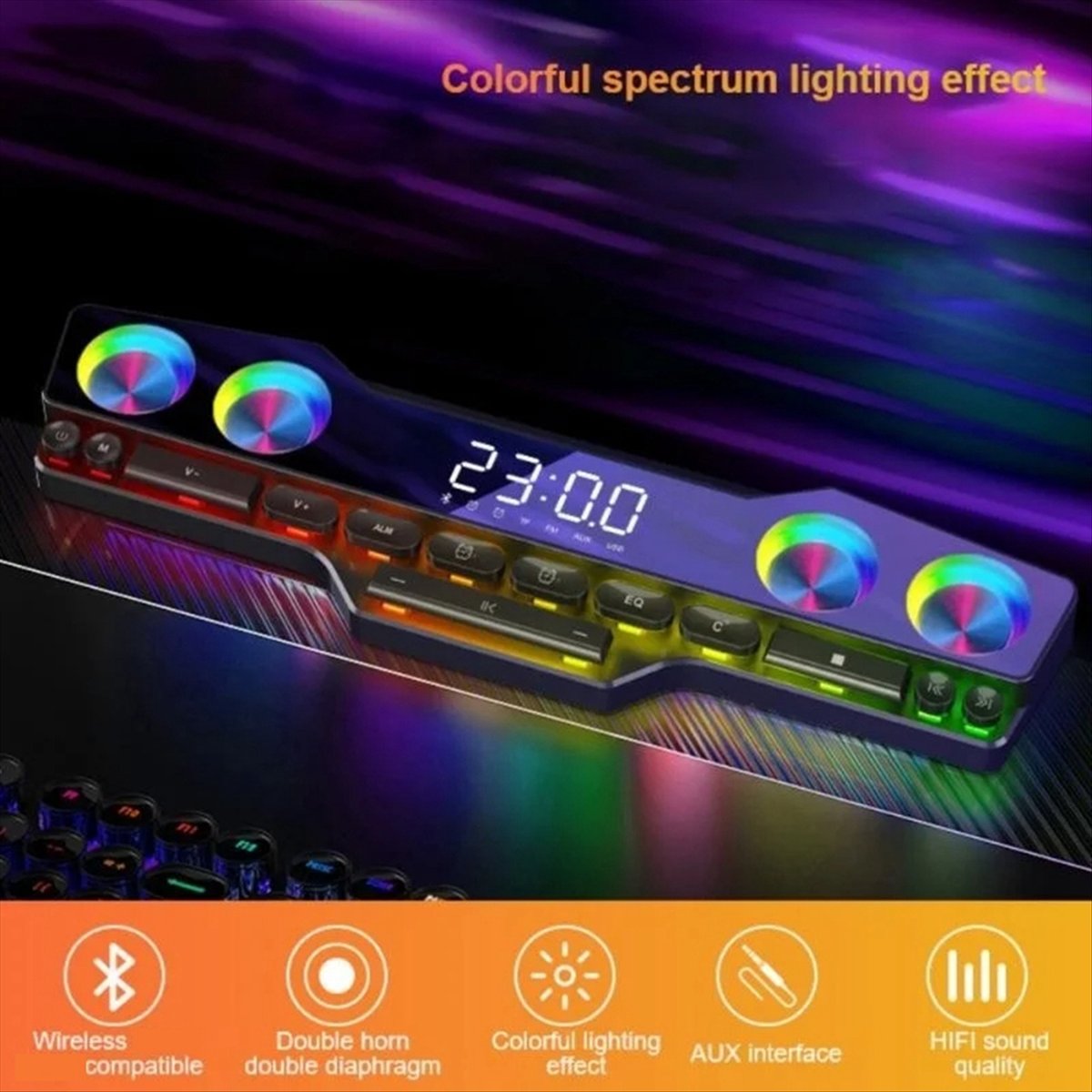DTC5 V18 Dazzle Colour Speaker - Gaming Accessories Kit recensie en prijs