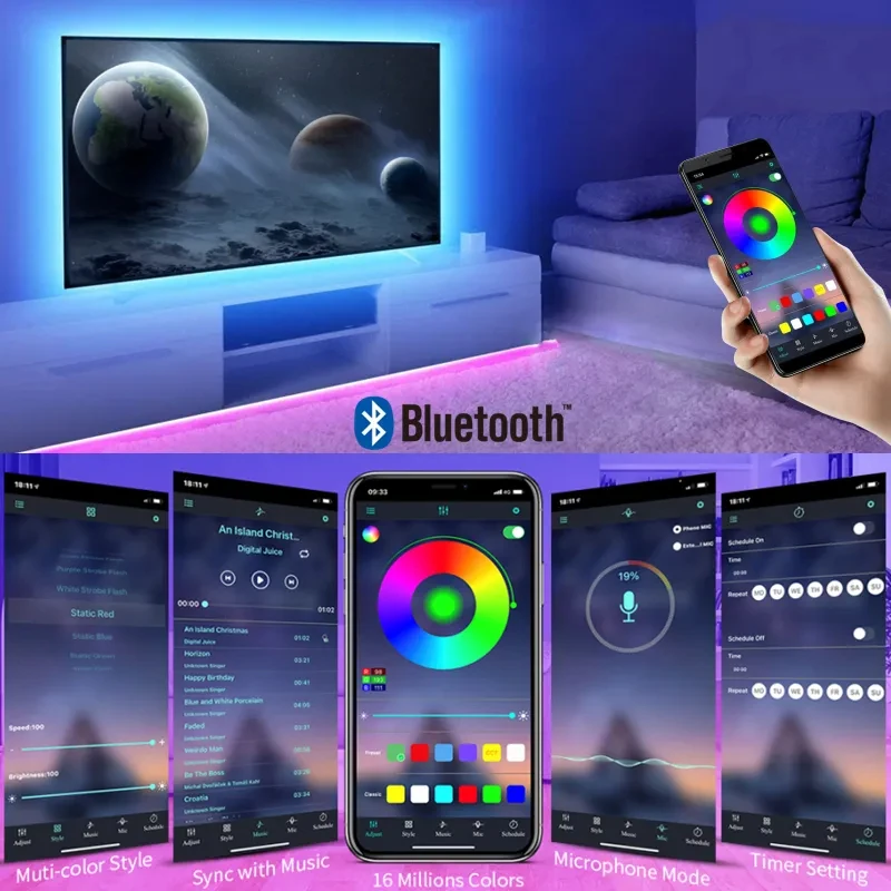 USB Led Strip Verlichting DC 5 - Rgb Hub Sync recensie en prijs