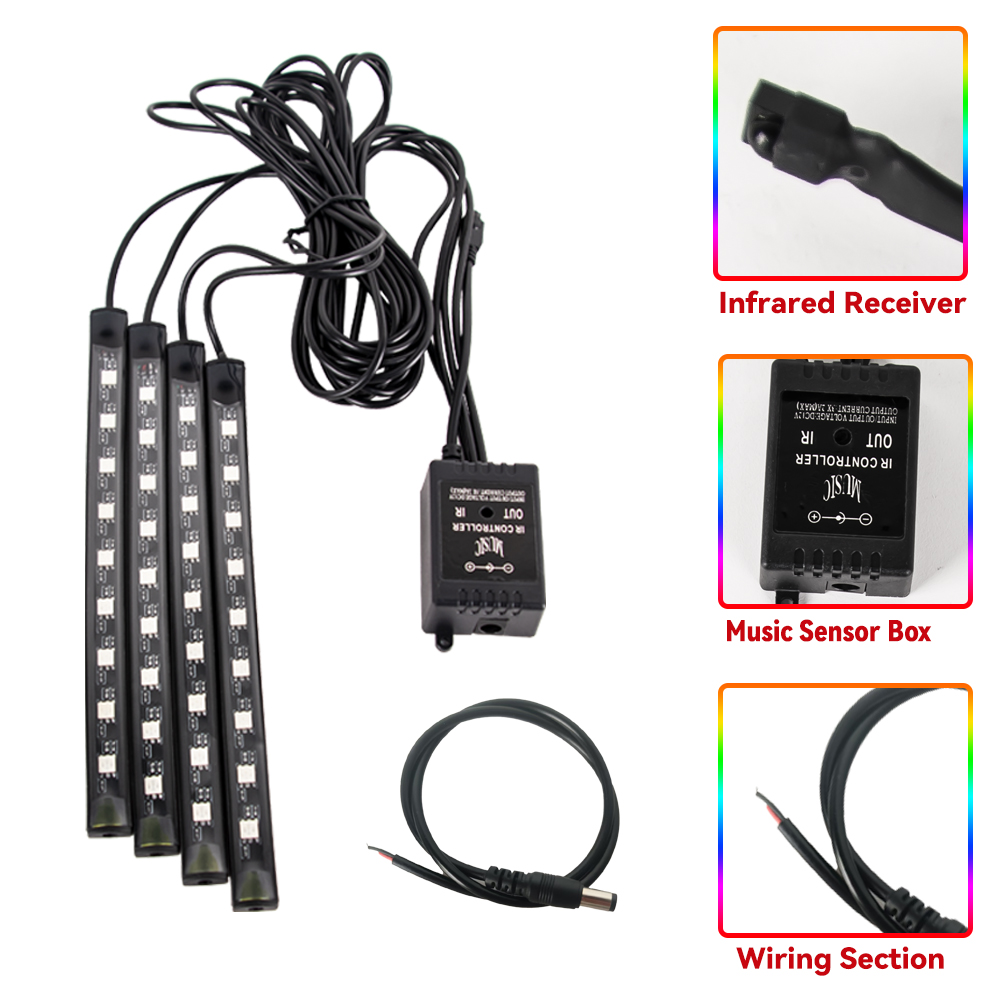 LED Motor Auto Sfeer Voetlicht - Rgb Hub Sync recensie en prijs
