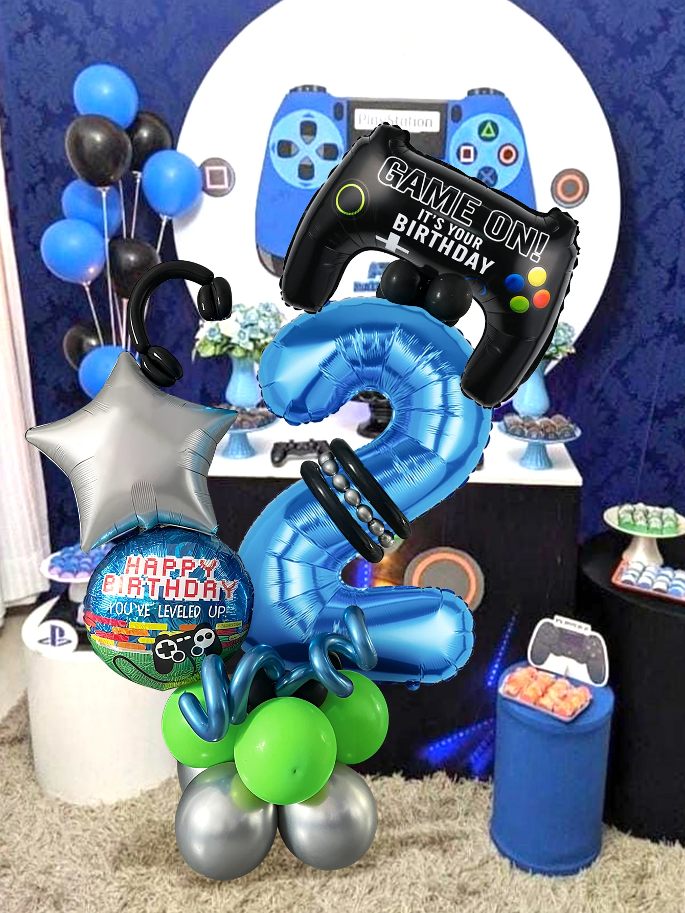 32-delige game-thema verjaarda - Gaming Accessories Room recensie en prijs