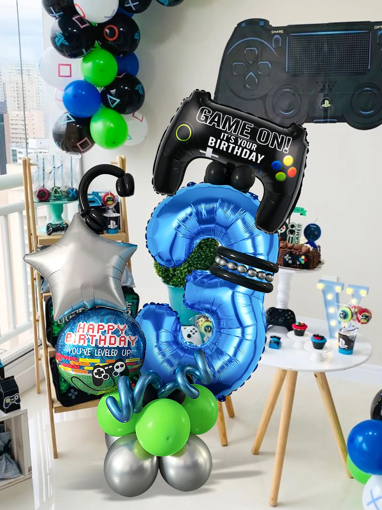 32-delige game-thema verjaarda - Gaming Accessories Room recensie en prijs